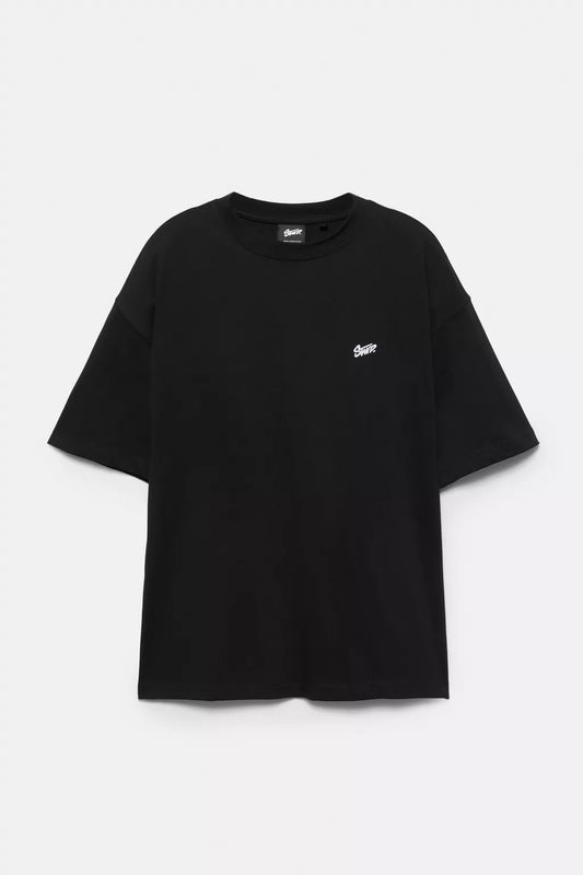 Playera boxy logo STWD Blanca