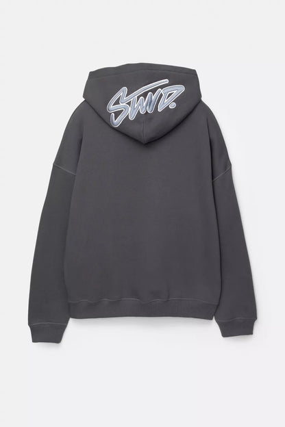 Sudadera capucha bordado STWD Azul